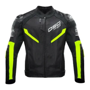 DSG Race Pro V2 Riding Jacket - Black Yellow Fluo